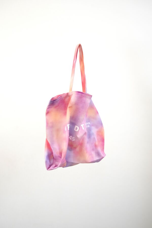 beach bag sac de plage tendance tie and die off duty rose