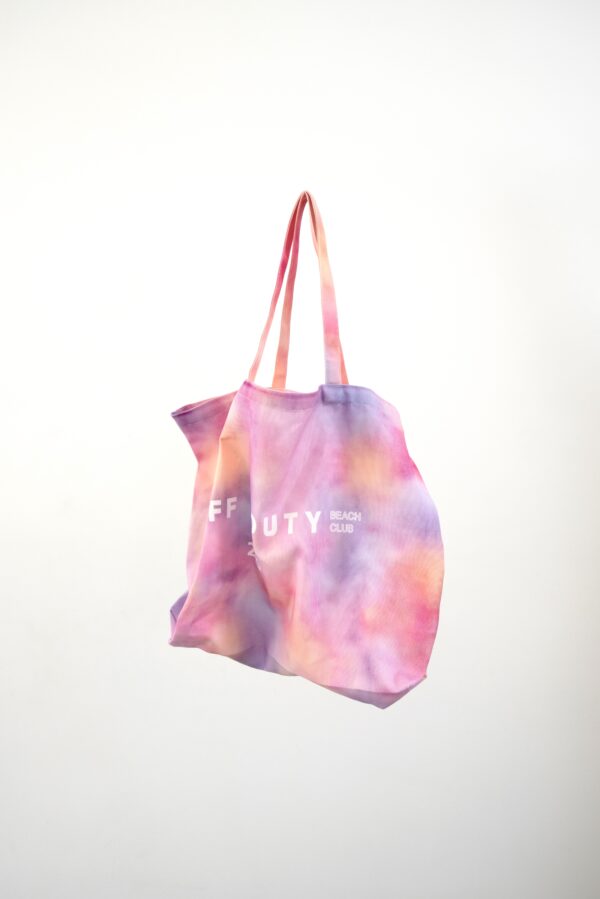 beach bag sac de plage tendance tie and die off duty